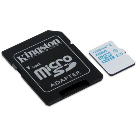 Kingston Kingston 368874 microSD, 16Гб, Class 10