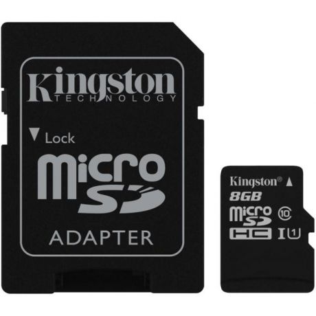 Kingston Kingston SDC10G2/8GB microSDHC, 8Гб, Class 10