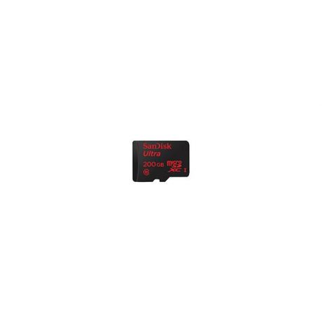 Sandisk SanDisk Mobile Ultra + SD Adapter microSDXC, 200Гб, Class 10