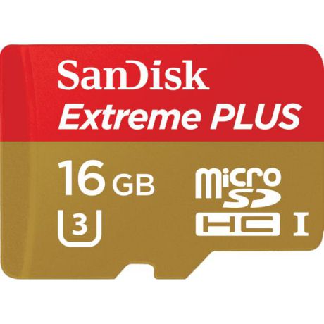 Sandisk SanDisk Extreme Plus microSD microSDHC, 16Гб, Class 10