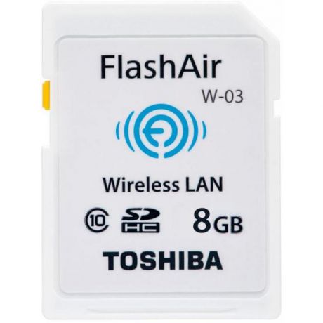 Toshiba Toshiba FlashAir W-03 SDHC, 8Гб, Class 10