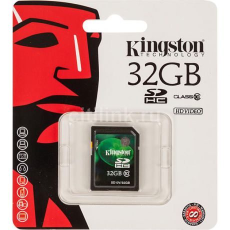 Kingston Kingston SD10V/32GB/SD10VG2 SDHC, 32Гб, Class 10