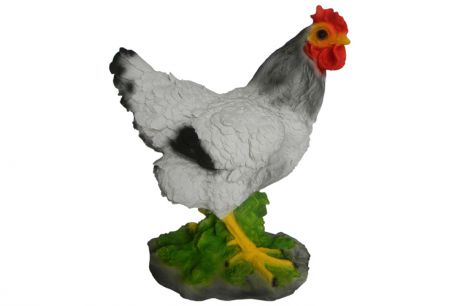 Садовая фигура "Курица белая 3-160"