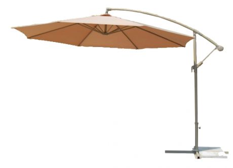 Зонт раскладной беж (алюминиевый) TJWU-005