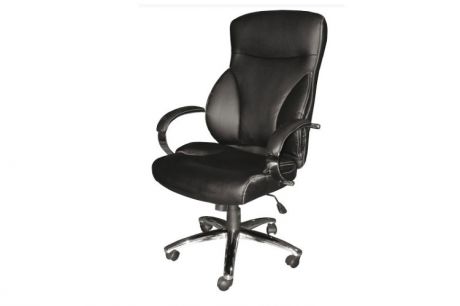 Кресло руководителя Н-9582 L-1К (кожа черная)