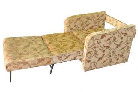 Кресло-кровать "Ольга" в шенилле Людовик беж