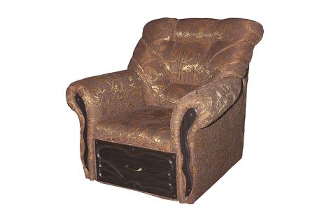 Кресло для отдыха "Елизавета" в наличии в ткани "Людовик (Кофе)"