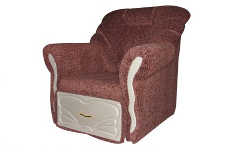 Кресло-кровать "Елизавета" в наличии в ткани невада плюс 301 и в цвете дуб молочный