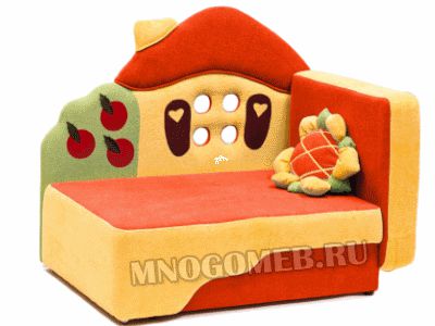 Детский диван "Солнечный домик"