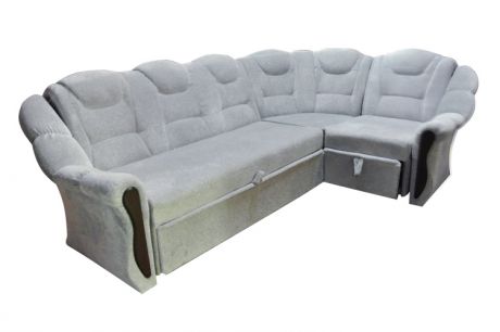 Угловой диван-кровать "Мираж" в наличии  Черный матовый