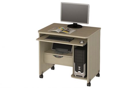 Компьютерный стол малогабаритный KC 20-06 М1 в наличии в цвете дуб молочный