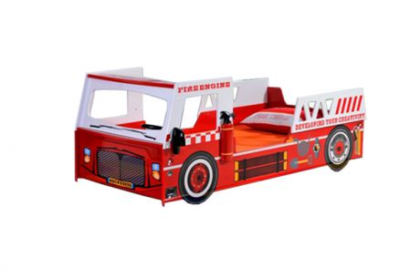 Детская кровать-машинка "Fire Engine" (Пожарная машина)