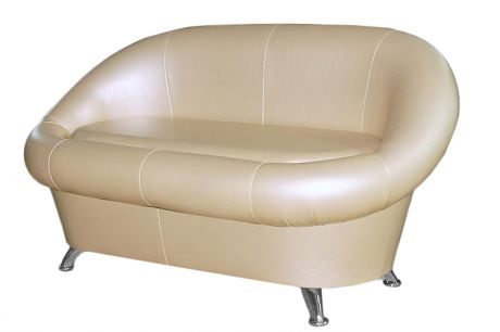 Пуф-диван в наличии в ткани Веллингтон (Ecru) Веслей (Ecru)