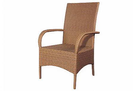 Плетеное кресло "Garda-1012" коричневое