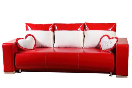 Диван-кровать "Марго" готовый дизайн от поставщика в ткани монако 222 и лаурель ком 01