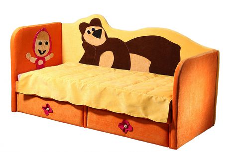 Детский диван "Маша и медведь"