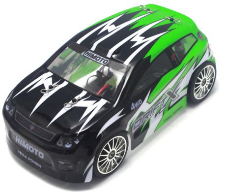 Himoto Drift X 4WD 1:18 - радиоуправляемый автомобиль (Green)