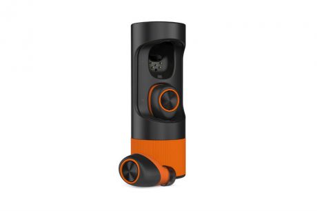 Motorola VERVE ONES+ - спортивная Bluetooth-гарнитура (Black/Orange)