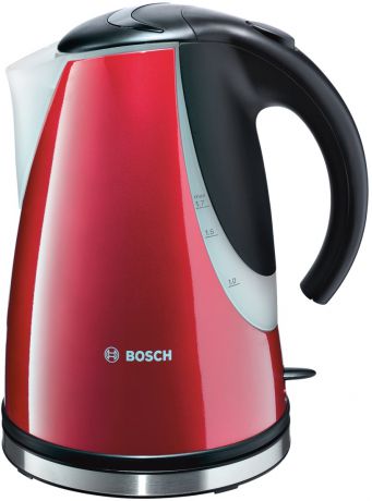 Bosch TWK 7704 RU - чайник электрический (Red Metallic/Black)