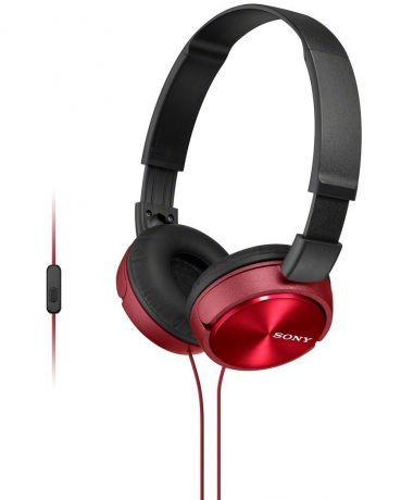 Sony MDR-ZX310AP - накладные наушники (Red)
