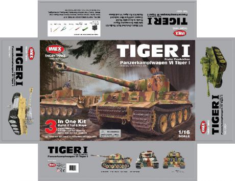 Taigen 1:16 German Tiger 1 KIT - радиоуправляемый танк