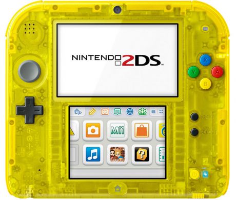 Nintendo 2DS + Pokemon Yellow - игровая приставка + игра (Yellow)