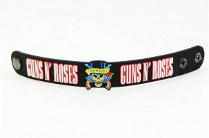Музыкальный сувенир Браслет Guns`n`roses фигурное лого