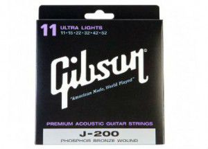 Gibson Sag-j200ul J200 Phos Bronze Acous .011-.052