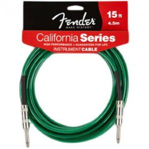 Fender 15` California Instrument Cable Surf Green