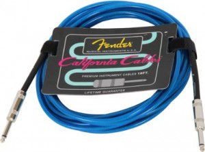 Fender 10` California Cable Lake Placid Blue