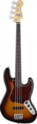 Fender American Standard Jazz Bass Rw Fretless 3-color Sunburst