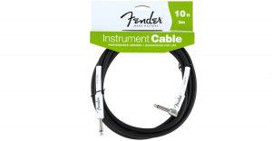 Fender 10` Angle Instrument Cable Black