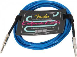 Fender 18` California Cable Lake Placid Blue