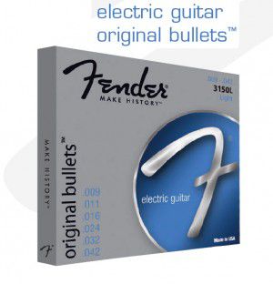 Fender Strings New Original Bullet 3150l Pure Nkl Bullet End 9-42