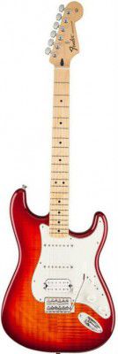 Fender Deluxe Strat Hss Plus Ios Aged Cherry Burst