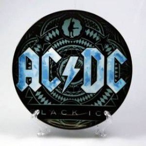 Музыкальный сувенир Тарелка Ac/dc ( Black Ice )
