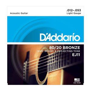 D`addario Ej11 80/20 Bronze Light 12-53