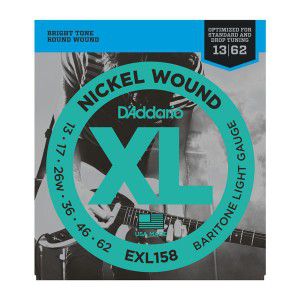 D`addario Exl158 Nickel Wound Baritone Light 13-62