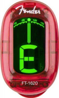 Fender California Series Clip-on Tuner Candy Apple Red