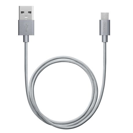 Кабель Deppa USB to micro USB Cable 1.2m (Графитовый)