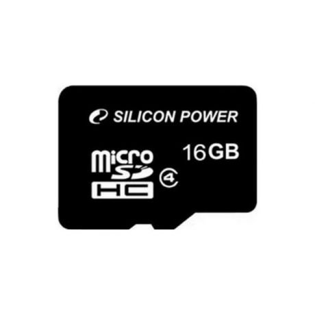 Silicon Power Silicon Power MicroSDHC + SD адаптер microSDHC, 16Гб, Class 4