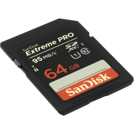 Sandisk Sandisk Extreme Pro SDSDXPA-064G-X46 SDXC, 64Гб, Class 10