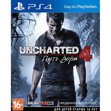 Uncharted 4: Путь вора Русский язык, Sony PlayStation 4, приключения, боевик