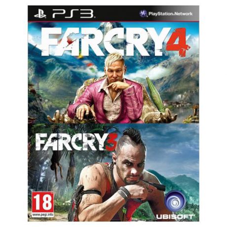 Far Cry 3 + Far Cry 4 Русский язык, Sony PlayStation 3, боевик Русский язык, Sony PlayStation 3, боевик