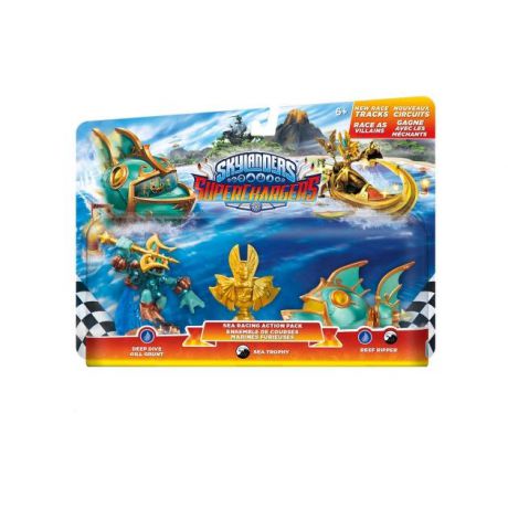 Skylanders SuperChargers Water Racing Pack Deep Dive Gill Grunt + Reef Ripper + Villain Sea Trophy, Playstation 3