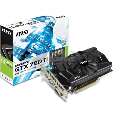 MSI MSI GeForce GTX 750Ti N750Ti-2GD5/OCV1 5400, 2048Мб