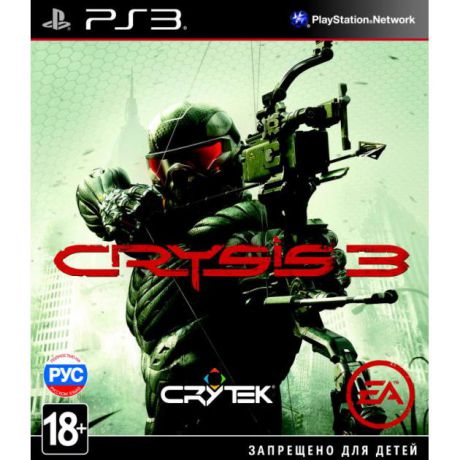 Crysis 3 Русский язык, Sony PlayStation 3, боевик