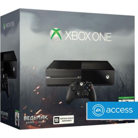 Microsoft Xbox One 500 ГБ + Witcher 3
