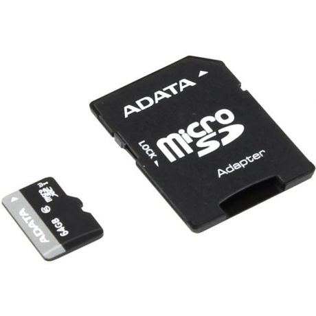 A-Data(удален) A-DATA micro SDXC 64GB Class10 Premier UHS-I с адаптером; microSDXC, 64Гб, Class 10
