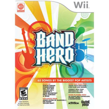 Band Hero для Nintendo Wii, Английский для Nintendo Wii, Английский
